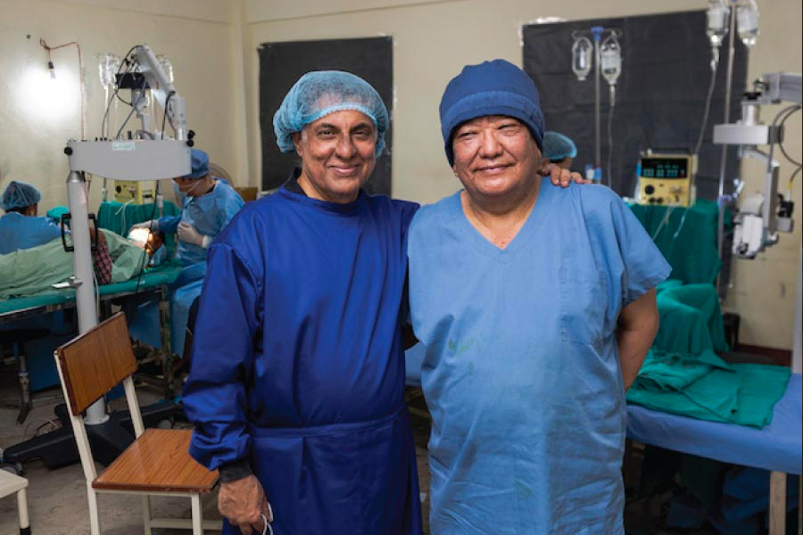 Tej Kohli & Ruit Foundation Bringing Cataract Operation Theatre to Patients